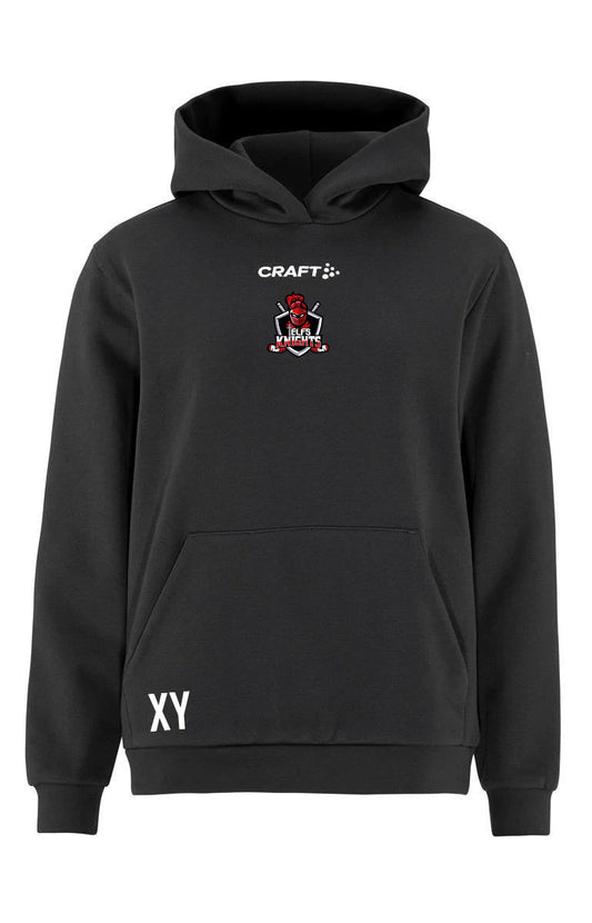 Craft Community 2.0 Logo Hoody Damen Schwarz F999000 Telfs Knights