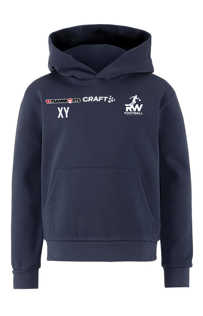 Craft Community 2.0 Logo Hoody Kids Blau F390000 RW Football Factory
