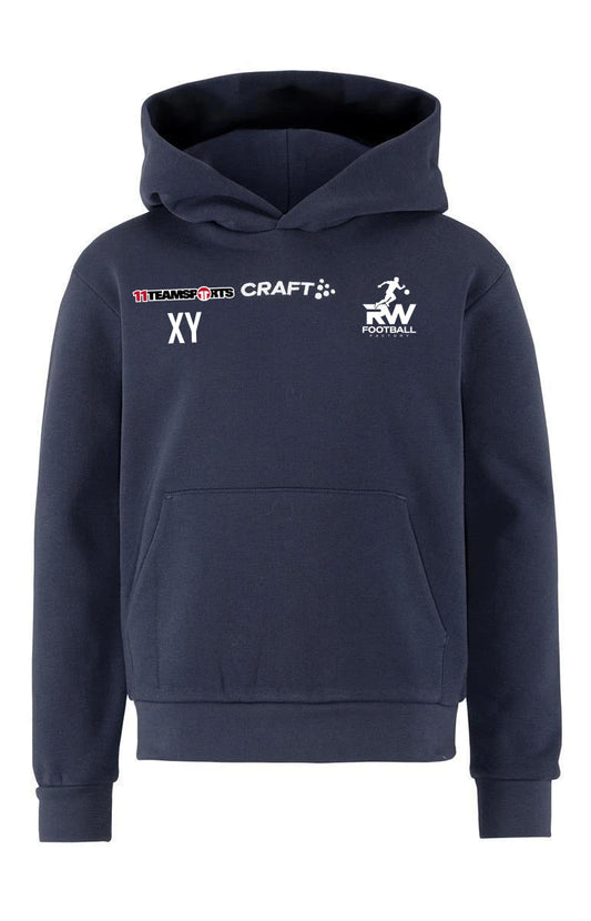 Craft Community 2.0 Logo Hoody Kids Blau F390000 RW Football Factory