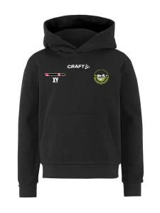CRAFT Community 2.0 Logo Hoody Kids Schwarz Elite-FIT