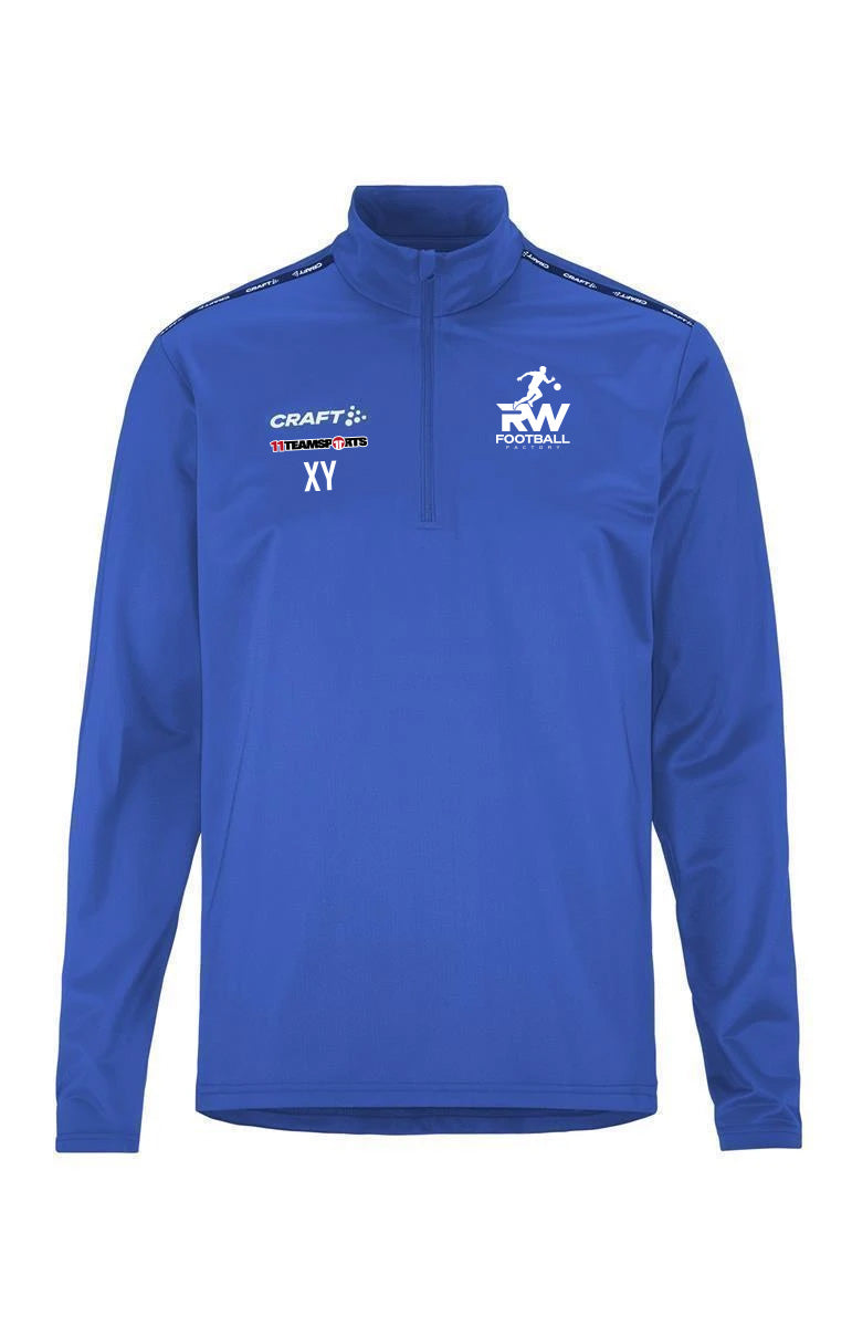 Craft Squad Go Halfzip Sweatshirt Blau F346000 RW Football Factory