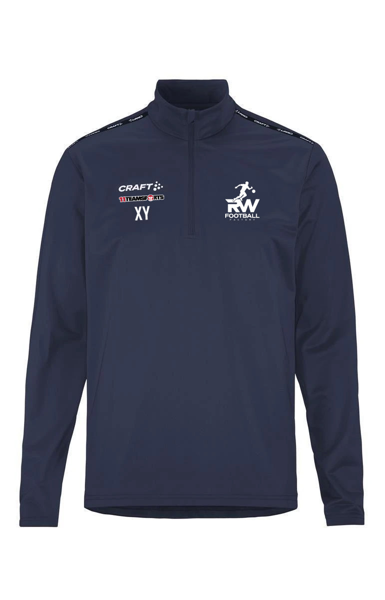 Craft Squad Go Halfzip Sweatshirt Blau F390000 RW Football Factory