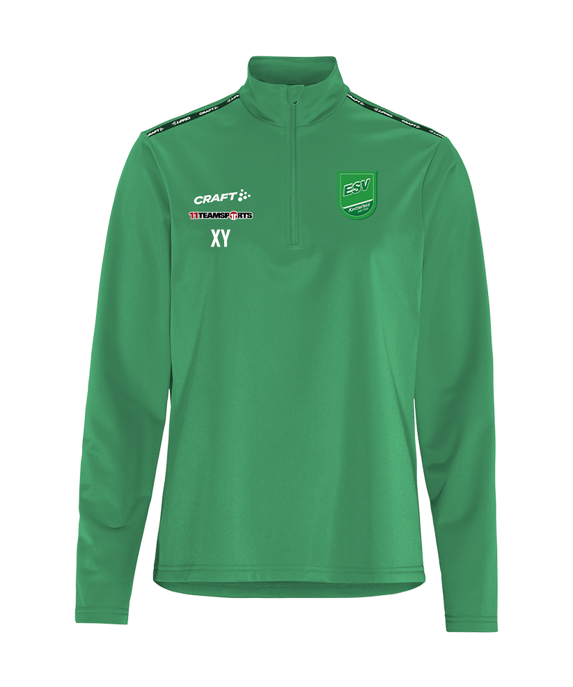 Craft Squad Go Halfzip Sweatshirt Damen Grün F651000 ESV Knittelfeld