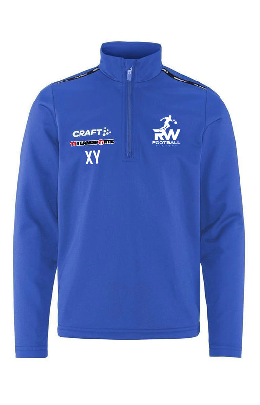 Craft Squad Go Halfzip Sweatshirt Kids Blau F346000 RW Football Factory