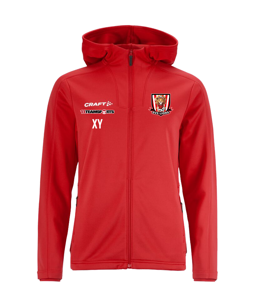 Craft Kapuzenjacke Rot Damen SV Sieghartskirchen