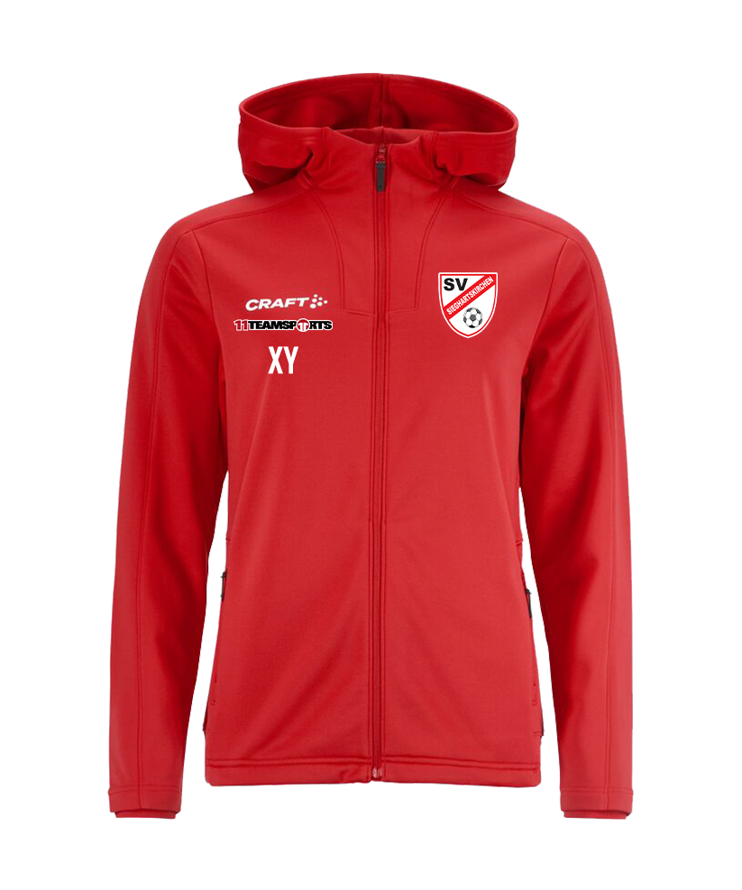 Craft Kapuzenjacke Rot Damen SV Sieghartskirchen