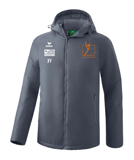 ERIMA Team Winterjacke Kids Grau VBC Weiz