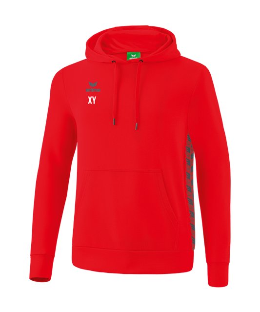 Erima Essential Team Hoody Rot Grau HAK Bad Ischl