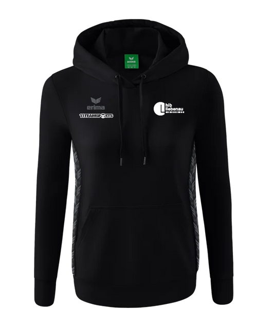 ERIMA TS Hoody Damen Schwarz HIB Liebenau