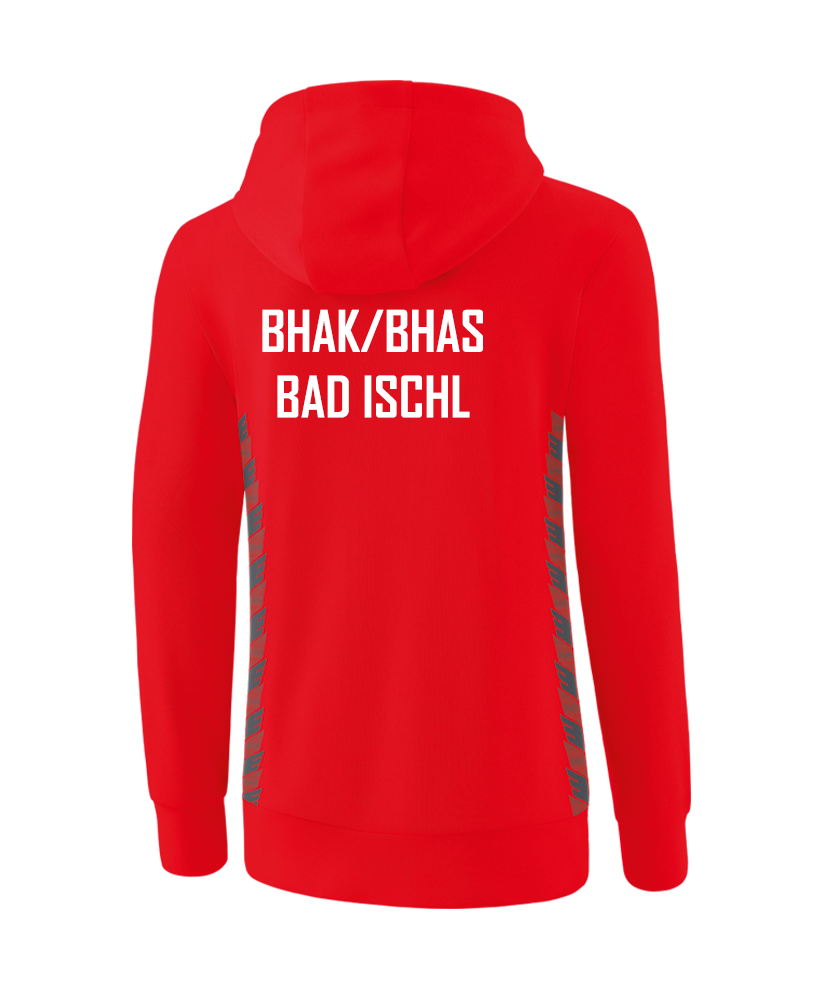 Erima Essential Team Hoody Damen Rot Grau HAK Bad Ischl