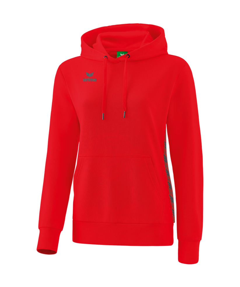 Erima Essential Team Hoody Damen Rot Grau HAK Bad Ischl