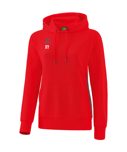 Erima Essential Team Hoody Damen Rot Grau HAK Bad Ischl