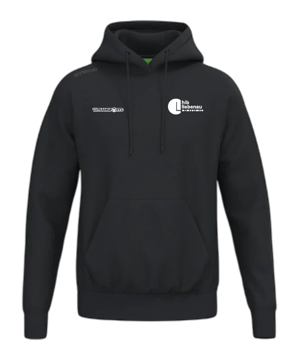 ERIMA TS Hoody Schwarz HIB Liebenau