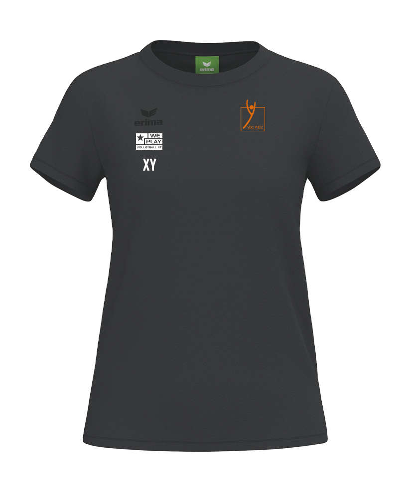 Erima CMPT T-Shirt Damen Schwarz VBC Weiz