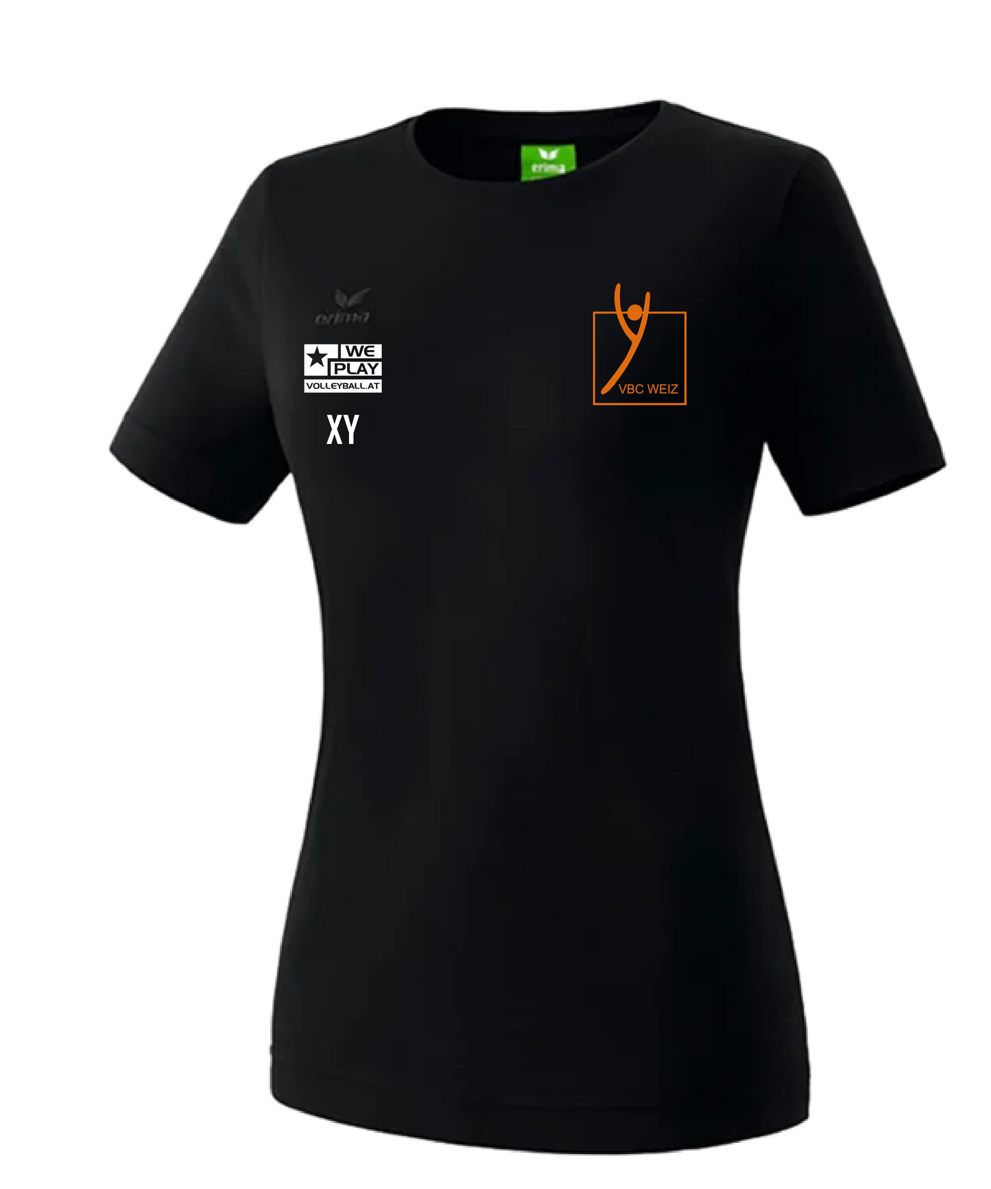 ERIMA Teamsport T-Shirt Damen Schwarz VBC Weiz