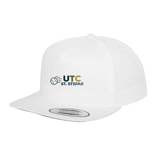 Merch 5 Panel Classic Snapback Cap White Green UTC St. Stefan