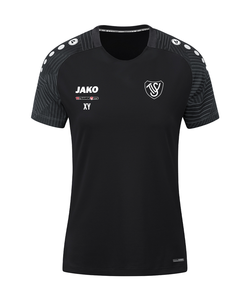 JAKO Performance T-Shirt Damen Schwarz Grau SV Trieben