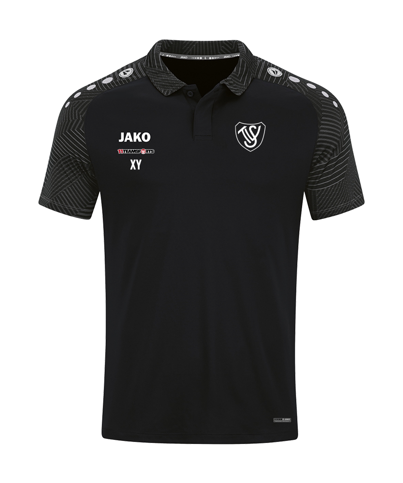 JAKO Performance Polo Schwarz Grau SV Trieben
