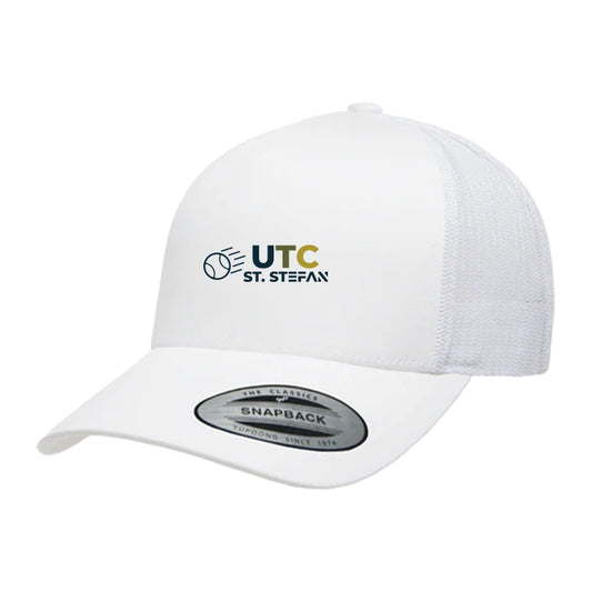 Merch 5 Panel Retro Trucker Cap White UTC St. Stefan