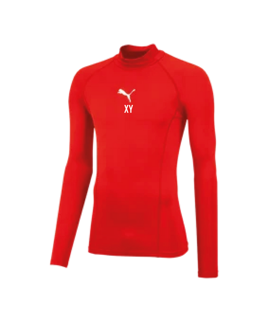 PUMA teamGOAL Baselayer Warm Longsleeve Rot SV Phönix Hönigsberg Mürzzuschlag