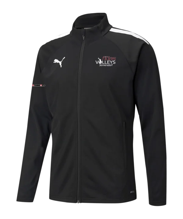 PUMA teamLIGA Trainingsjacke Schwarz F03 Volleys Jennersdorf