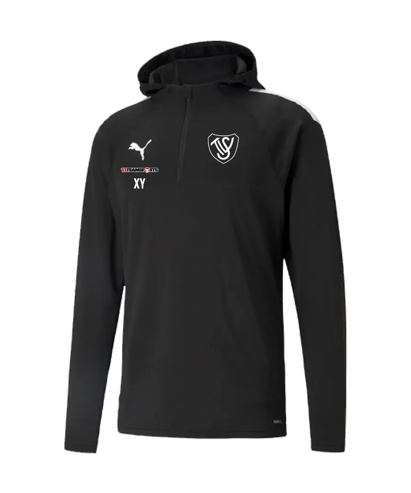 PUMA teamLIGA Fleece Sweatshirt Schwarz SV Trieben