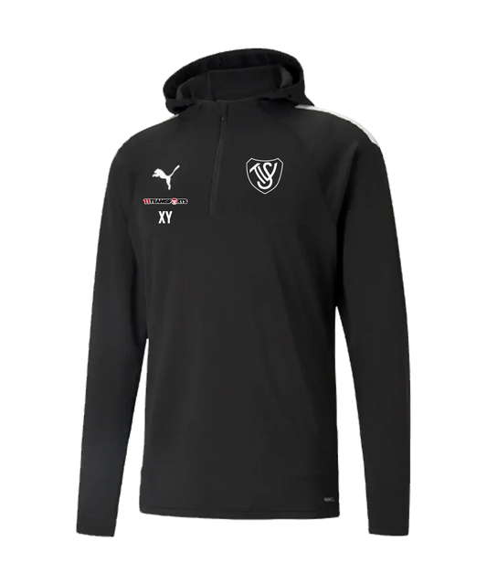 PUMA teamLIGA Fleece Sweatshirt Schwarz SV Trieben