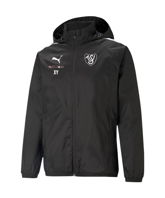 PUMA teamLIGA Allwetterjacke Schwarz SV Trieben