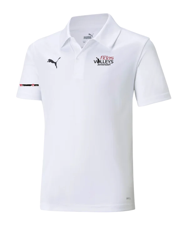 PUMA teamLIGA Sideline Polo Kids Weiss F04 Volleys Jennersdorf