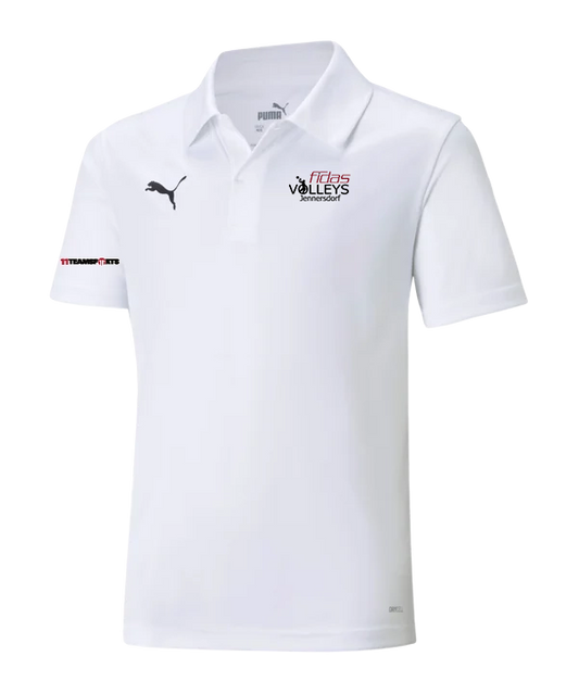 PUMA teamLIGA Sideline Polo Kids Weiss F04 Volleys Jennersdorf