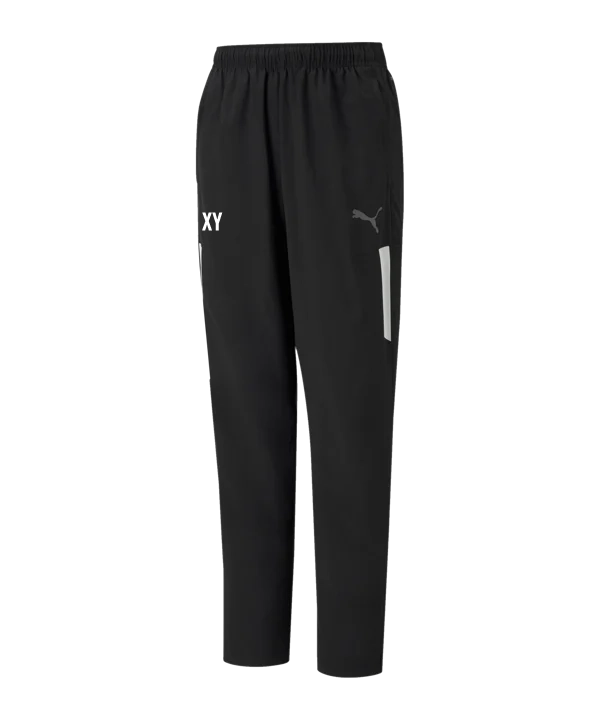PUMA teamLIGA Sideline Hose Kids Schwarz Weiss Union Gschwandt
