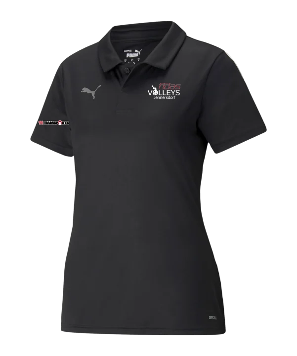PUMA teamLIGA Sideline Polo Damen Schwarz F03 Volleys Jennersdorf
