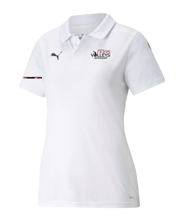 PUMA teamLIGA Sideline Polo Damen Weiss F04 Volleys Jennersdorf