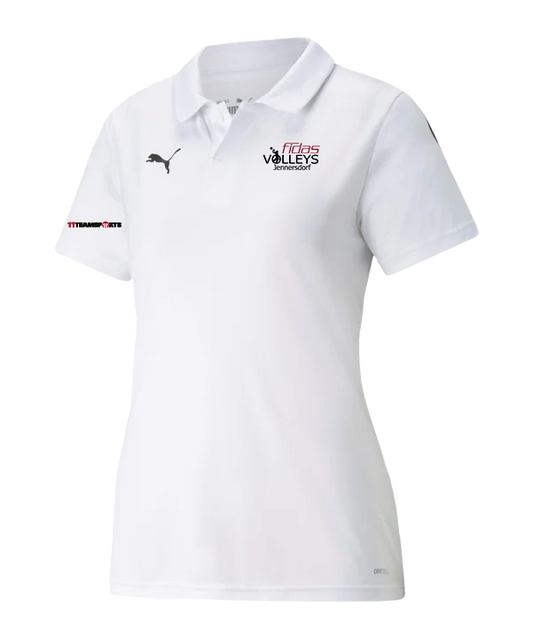 PUMA teamLIGA Sideline Polo Damen Weiss F04 Volleys Jennersdorf