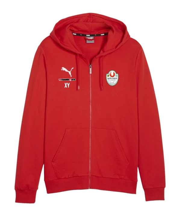 PUMA teamGOAL Casuals Kapuzenjacke Rot Union Gschwandt