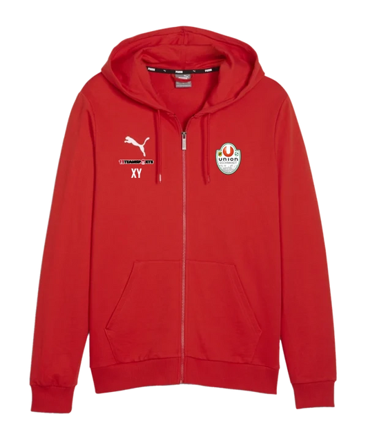 PUMA teamGOAL Casuals Kapuzenjacke Rot Union Gschwandt