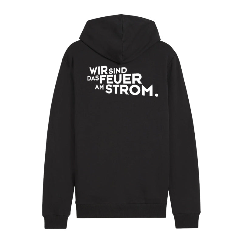PUMA teamGOAL Casuals Kapuzenjacke Kids Schwarz UHK Krems