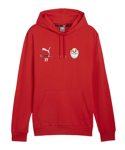 PUMA teamGOAL Casuals Hoody Rot Union Gschwandt