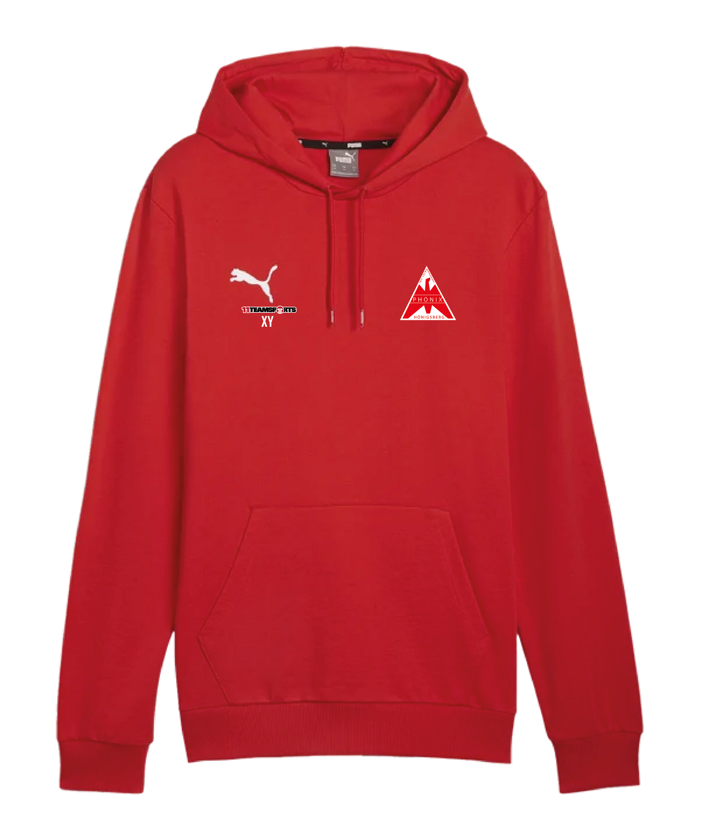PUMA teamGOAL Casuals Hoody Rot SV Phönix Hönigsberg Mürzzuschlag