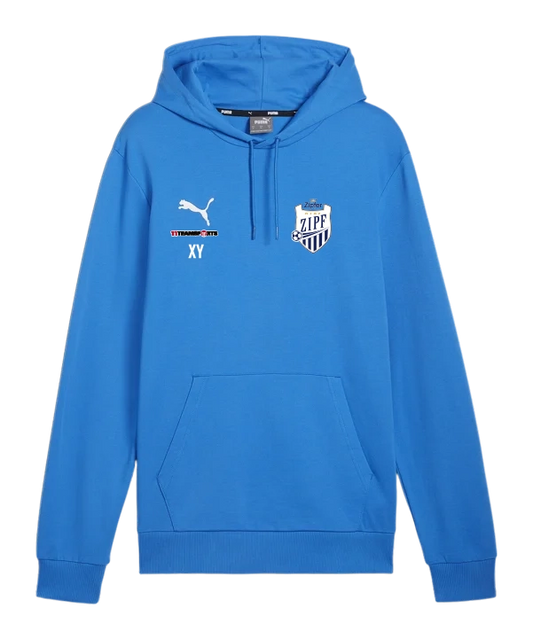 PUMA teamGOAL Casuals Hoody Blau ATSV Zipf