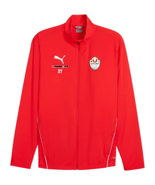 PUMA teamGOAL Sideline Jacke Rot Union Gschwandt