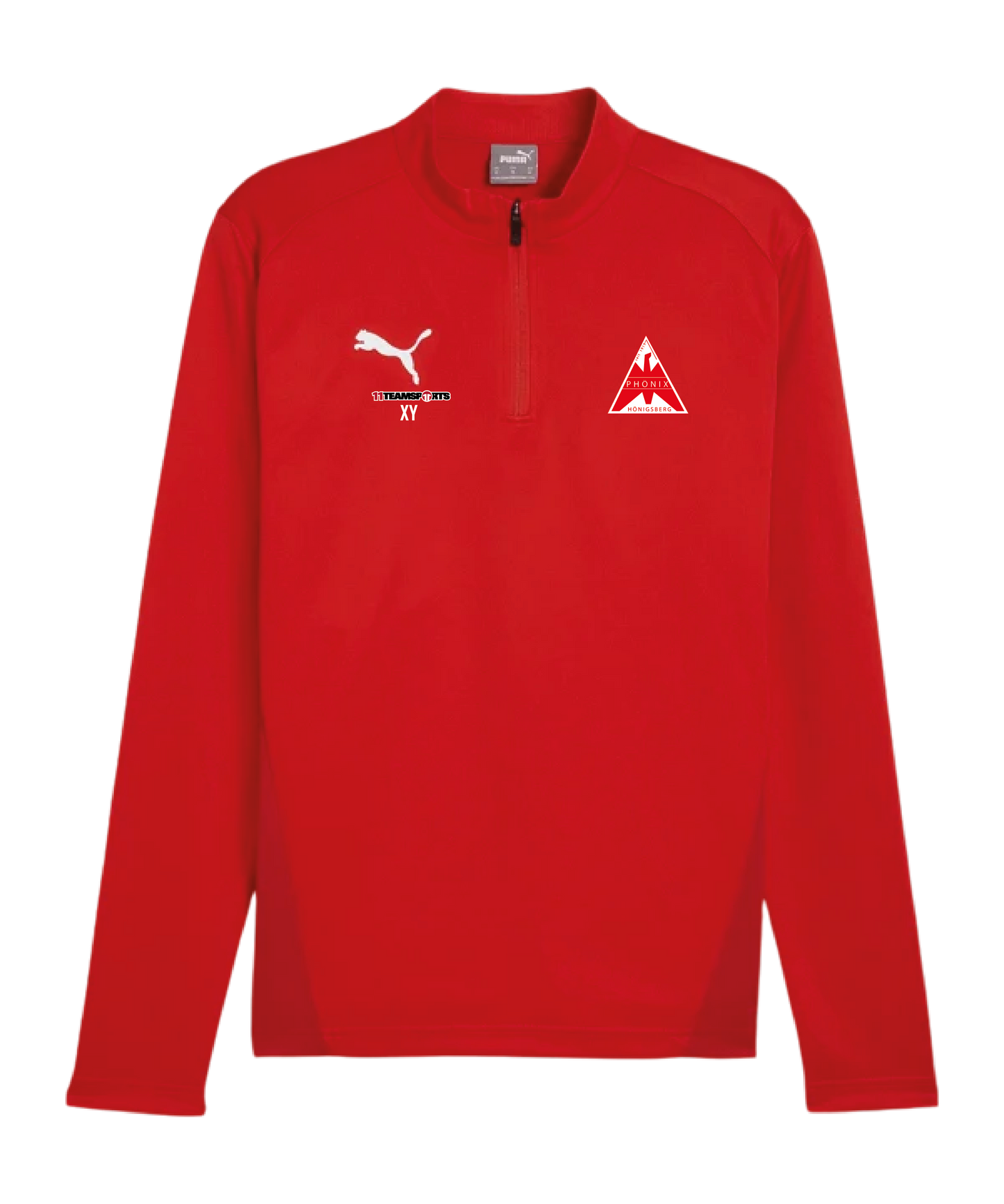 PUMA teamGOAL Training 1/4 Zip Sweatshirt Rot SV Phönix Hönigsberg Mürzzuschlag