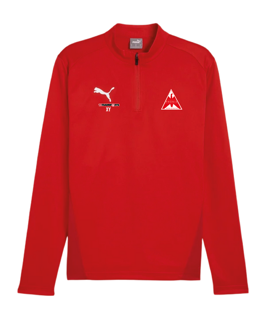 PUMA teamGOAL Training 1/4 Zip Sweatshirt Rot SV Phönix Hönigsberg Mürzzuschlag