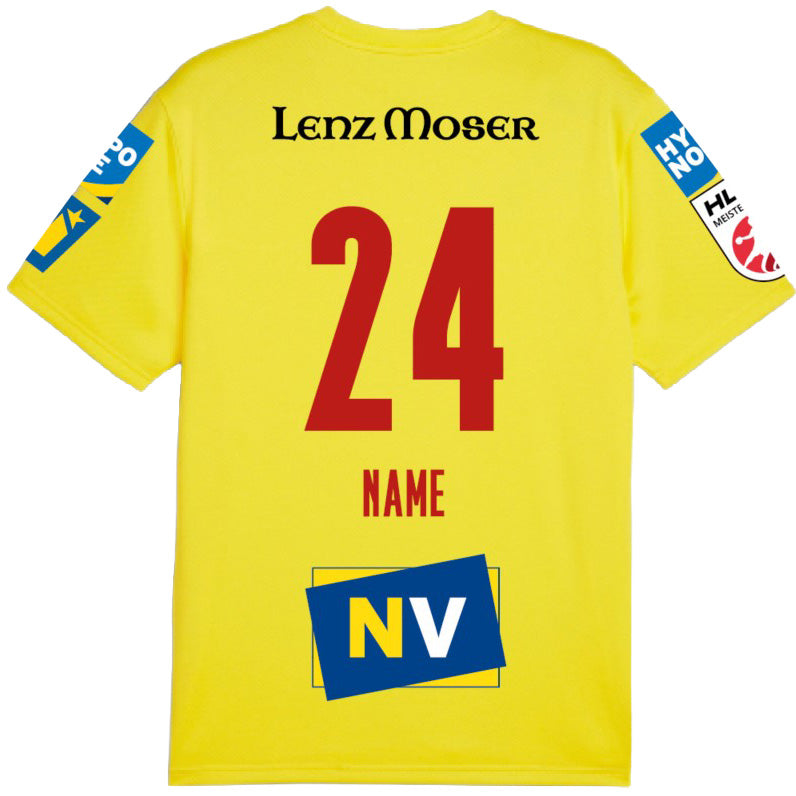 PUMA teamGOAL Trikot mit Sponsoren Kids Gelb UHK Krems