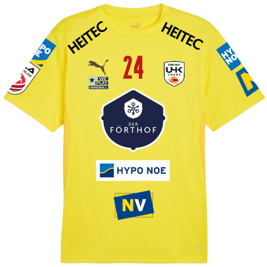 PUMA teamGOAL Trikot mit Sponsoren Gelb UHK Krems