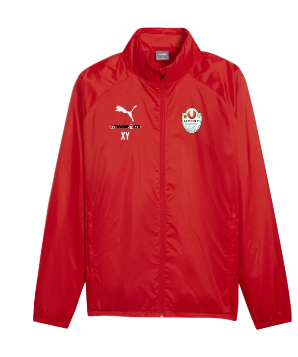 PUMA teamGOAL Allwetterjacke Rot Weiss Union Gschwandt