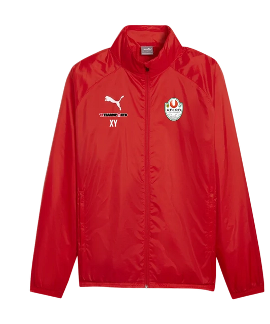 PUMA teamGOAL Allwetterjacke Kids Rot Weiss Union Gschwandt