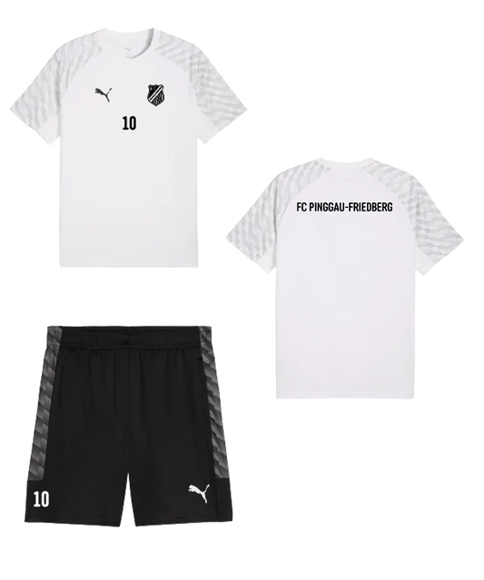 PUMA Trainings Set Kurz Weiss FC Pinggau-Friedberg