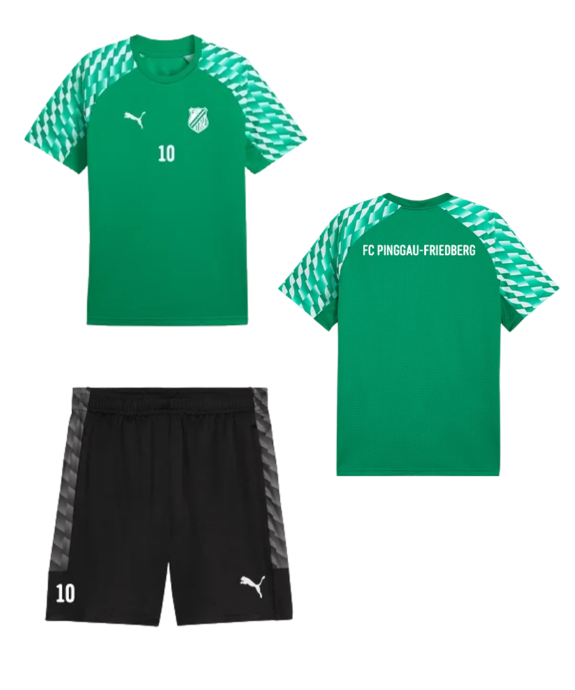 PUMA Trainings Set Kurz Kids Grün FC Pinggau-Friedberg