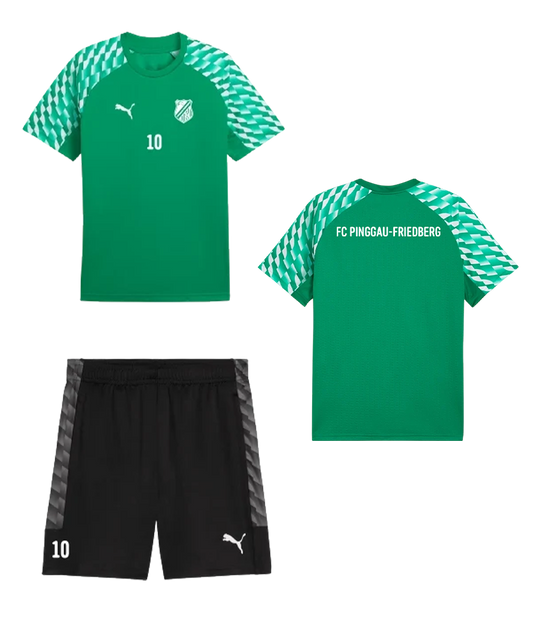 PUMA Trainings Set Kurz Grün FC Pinggau-Friedberg